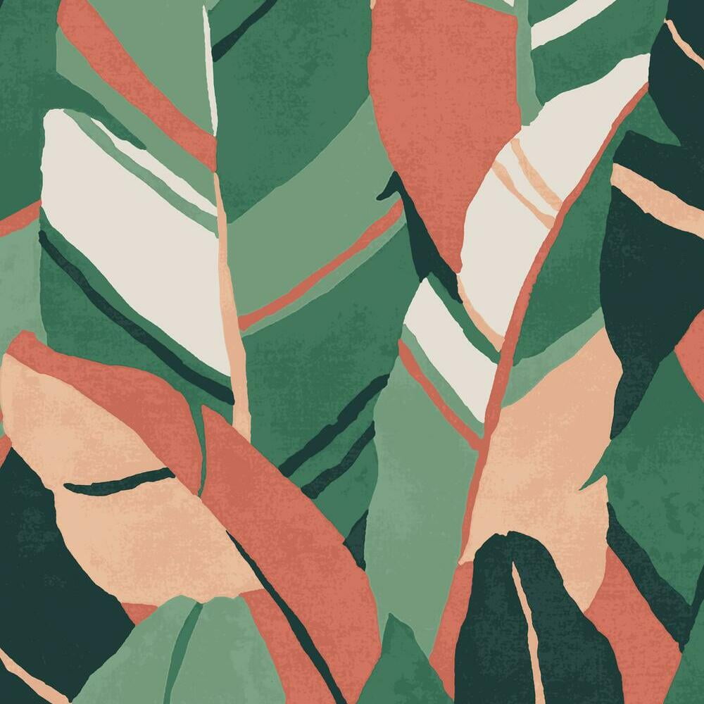 Hearts of Palm Peel and Stick Wallpaper