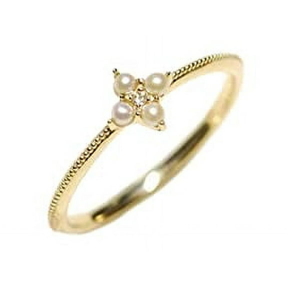 HeartsAndYou 0.1ct Round Cut Moissanite Engagement Ring for Women Solitaire Minimalist 18k Yellow Gold Over Silver