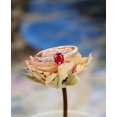 thumbnail image 1 of HeartsAndYou 1ct Natural Ruby & Diamond Ring Accent Solitaire 100% REAL 14k SOLID Rose Gold, 1 of 8
