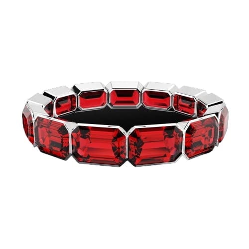HeartsAndYou 5ct Natural Red Garnet Beau Eternity Wedding Band Ring 100% 14k SOLID White Gold