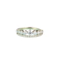 thumbnail image 1 of HeartsAndYou Cluster Crown Tiara Engagement Ring for Women 2.2ct Round Cut Moissanite 18k Yellow Gold over Silver, 1 of 9