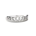 thumbnail image 1 of HeartsAndYou Princess Crown Tiara Engagement Ring for Women 1.2ct Round Cut Moissanite 18k White Gold Over Silver, 1 of 9