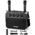Heartsea Portable PA System with 2 Wireless Microphones for Adults