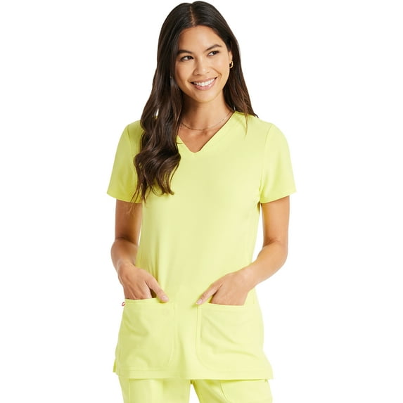 Heartsoul Break On Through Scrubs Top For Women Shaped V-Neck 20710