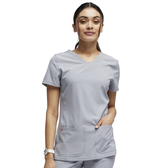 Heartsoul Break On Through Scrubs Top For Women Shaped V-Neck 20710