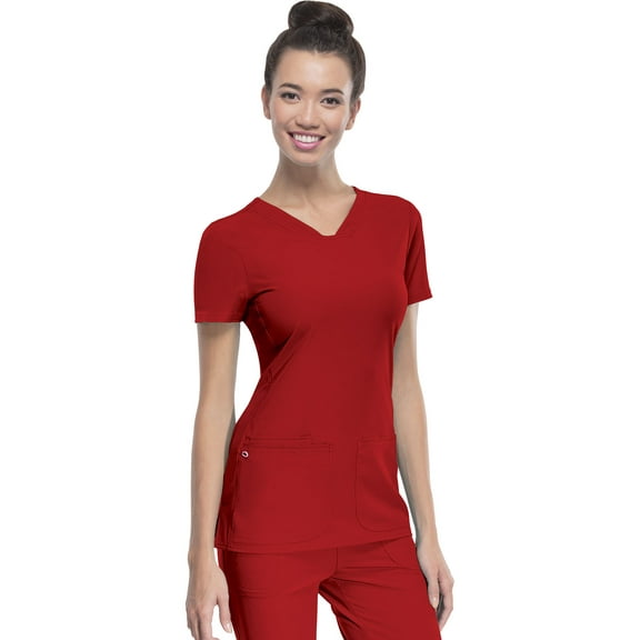 Heartsoul Break On Through Scrubs Top For Women Shaped V-Neck 20710