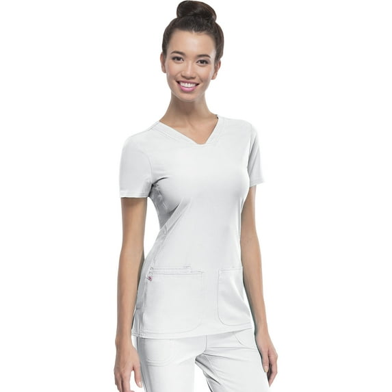 Heartsoul Break On Through Scrubs Top For Women Shaped V-Neck 20710