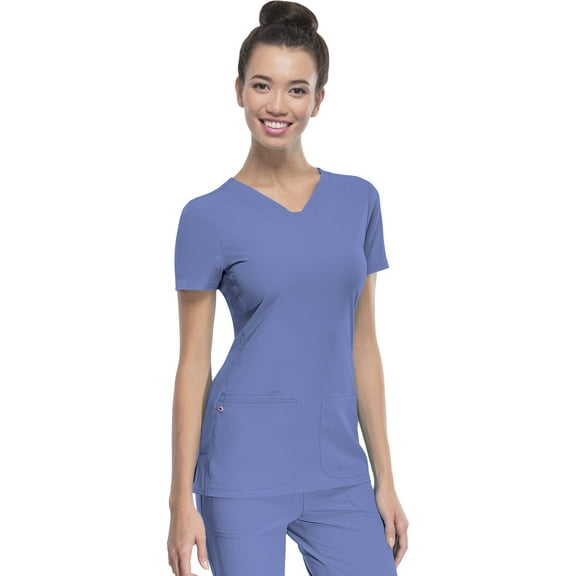 Heartsoul Break On Through Scrubs Top For Women Shaped V-Neck 20710