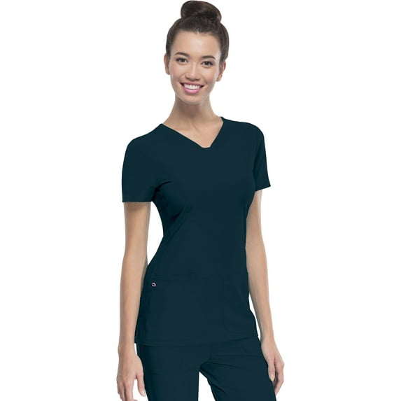 Heartsoul Break On Through Scrubs Top For Women Shaped V-Neck 20710
