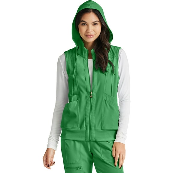 Heartsoul Break On Through Scrubs Vest For Zip Front HS500