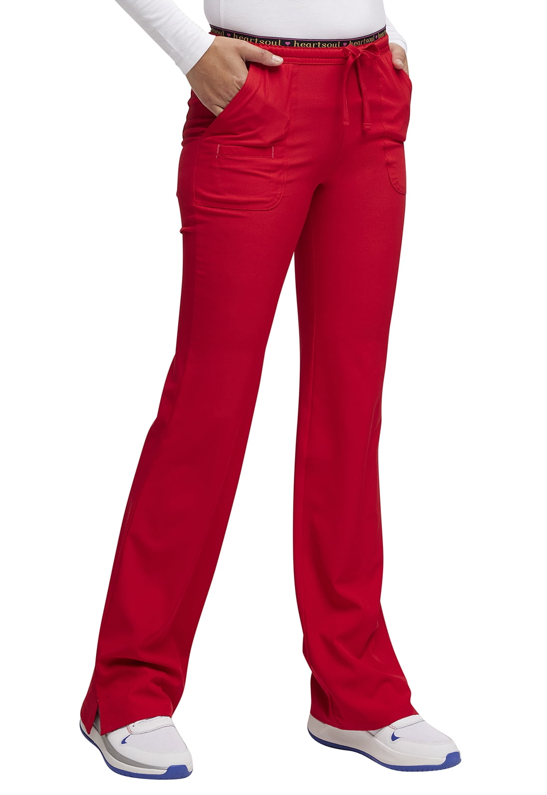 Heartsoul Break On Through Women Scrubs Pant, Low Rise Drawstring ...