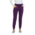 thumbnail image 1 of Heartsoul Break On Through Women Scrubs Pant, Low Rise Jogger, HS030T, S Tall, Eggplant, 1 of 7
