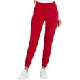 thumbnail image 1 of Heartsoul Break On Through Women Scrubs Pant, Low Rise Jogger, HS030T, XL Tall, Red, 1 of 8