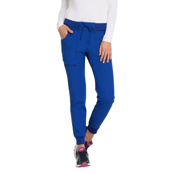 Heartsoul Break On Through Women Scrubs Pant, Low Rise Jogger, HS030T, XS Tall, Royal