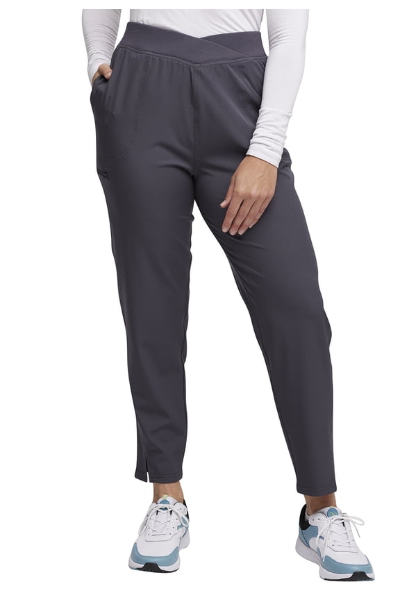 Break On Through Women Scrubs Pant Mid Rise Tapered Leg Pull-on HS293