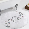 thumbnail image 1 of Heartstopper Greeting Round Carpet Circle Rug Outdoor Patio Area Rug Washable Large Area Rugs Hallway Room Decor Fitness Mats, 1 of 8