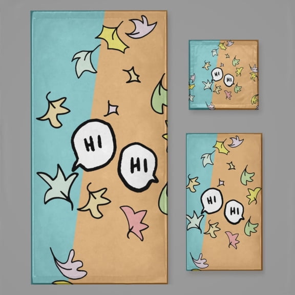 Heartstopper Hi Bath Towel Sets For Bathroom Hand Towels Fingertip Towels 3 Piece Soft Absorbent For Bathroom Kitchen Hotel Beach