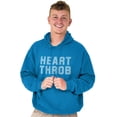 thumbnail image 1 of Heartthrob Funny Valentines Joke Hoodie Hooded Sweatshirt Men Brisco Brands 5X, 1 of 6