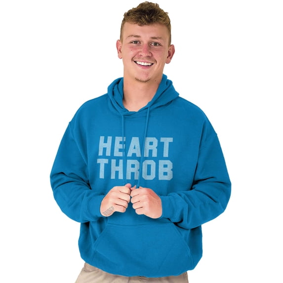 Heartthrob Funny Valentines Joke Hoodie Hooded Sweatshirt Men Brisco Brands 5X