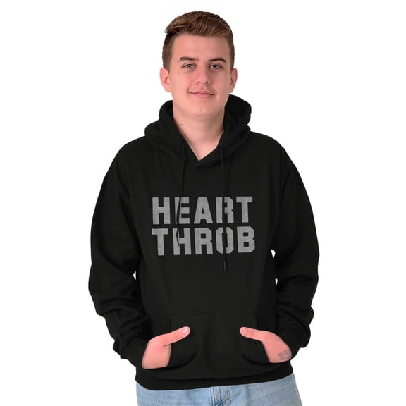 Heartthrob Funny Handsome Single Love Hoodie Hooded Sweatshirt Men Brisco Brands L