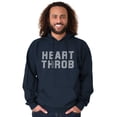 thumbnail image 1 of Heartthrob Funny Handsome Single Love Hoodie Hooded Sweatshirt Men Brisco Brands S, 1 of 6