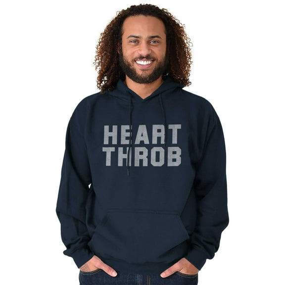 Heartthrob Funny Handsome Single Love Hoodie Hooded Sweatshirt Men Brisco Brands S
