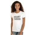thumbnail image 1 of Heartthrob Funny Valentines Joke Womens Slim Fit Graphic Tee Brisco Brands S, 1 of 2