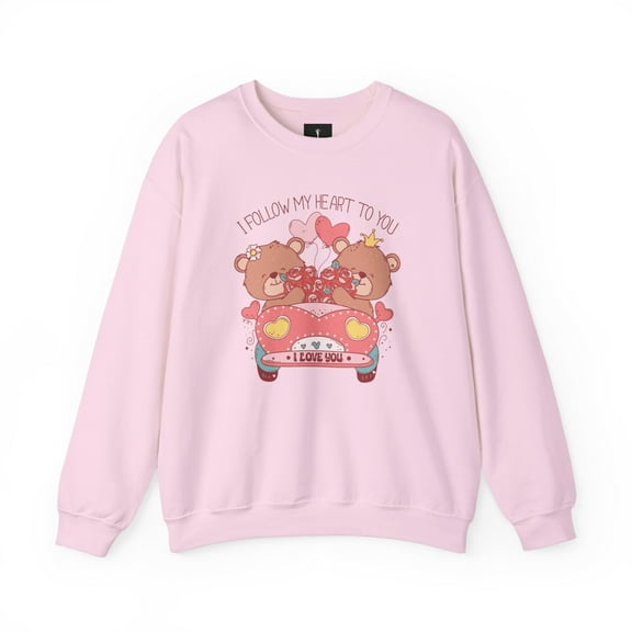 Heartwarming Style: Retro Valentines Sweatshirt with a Classic Twist