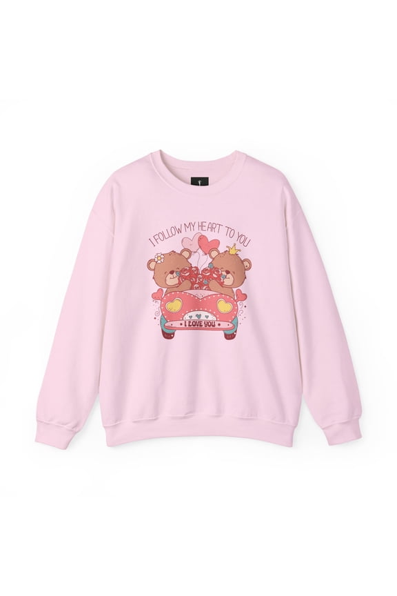 Heartwarming Style: Retro Valentines Sweatshirt with a Classic Twist
