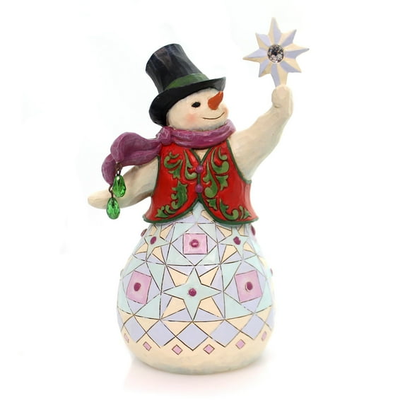 Heartwood Creek Sparkling Celebration Like SNO-Other Figurine, Resin, Multi-Colour, 12.7 x 8.9 x 20.5 cm