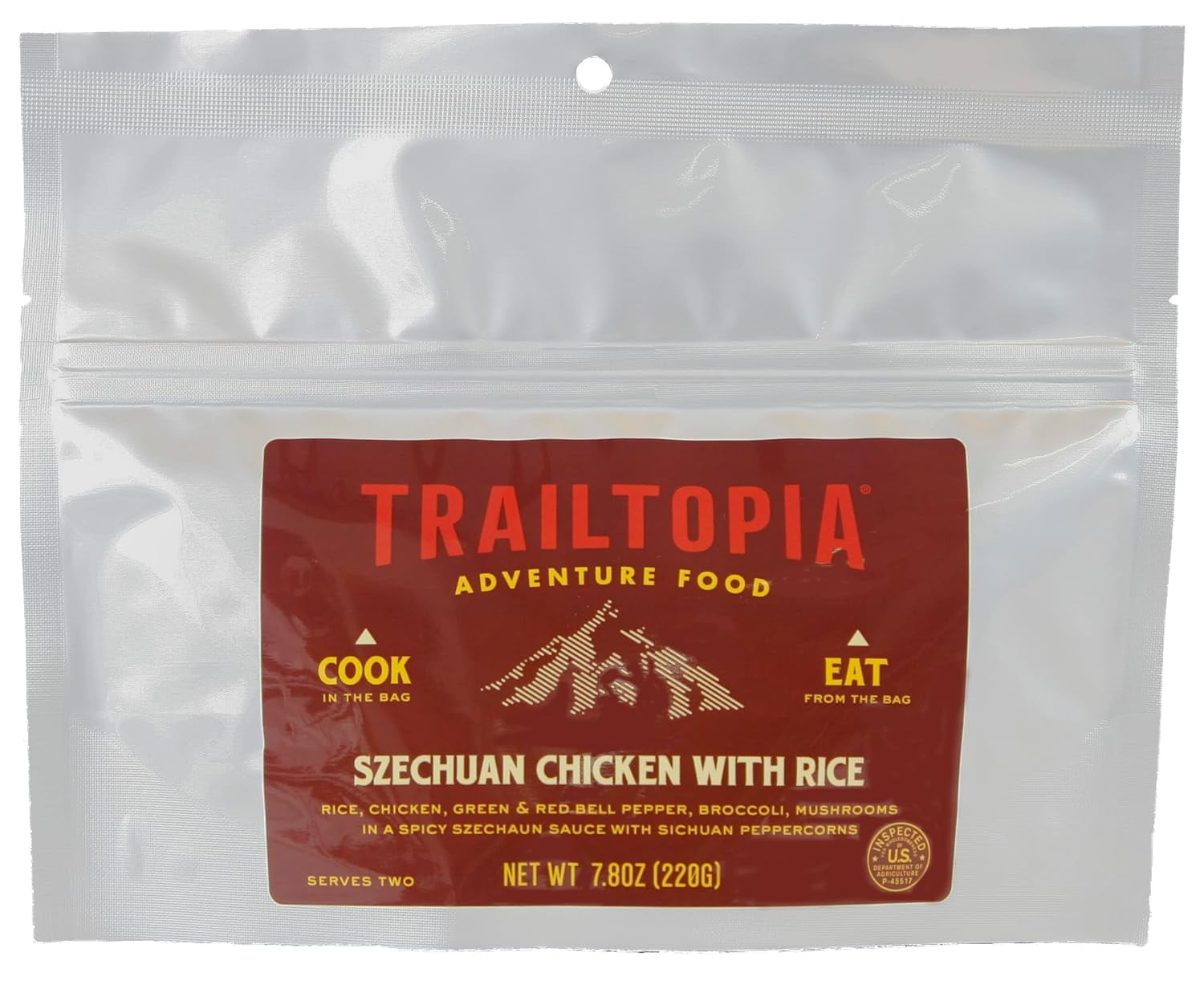 Hearty Chicken Freeze Dried Hiking Dinner Delicious Taste Quick