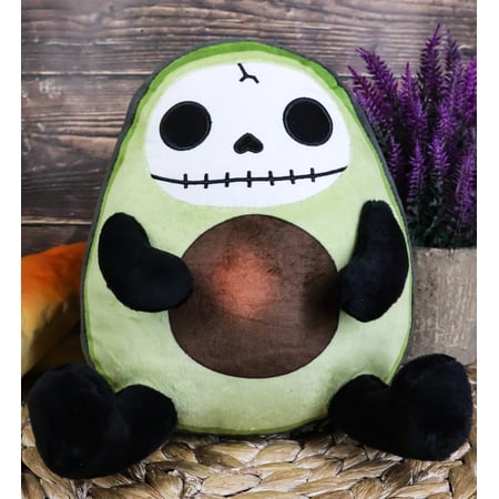 Hearty Split Hass Avocado Fruit Furrybones Skeleton Plush Toy Doll Furry Bone