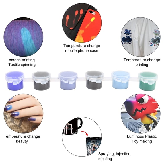 Heat Activated Color Change Powder, Perfect For Injection Molding, Textiles  Unique DIY Designs, 3g/0.1oz