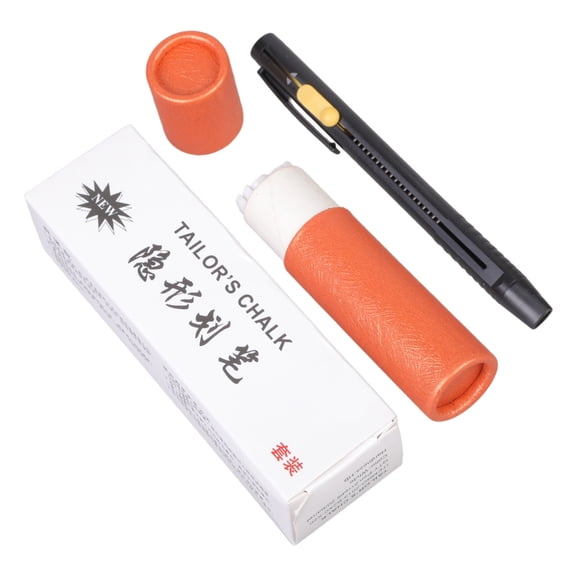 Heat Activated Erasable Chalk Pen Fine Tip For Textile Marking Portable ABS Construction Crafting Tool