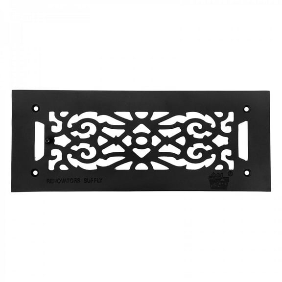 Heat Air Vent Registers Grille Cast Victorian Black Air Vent Renovators Supply