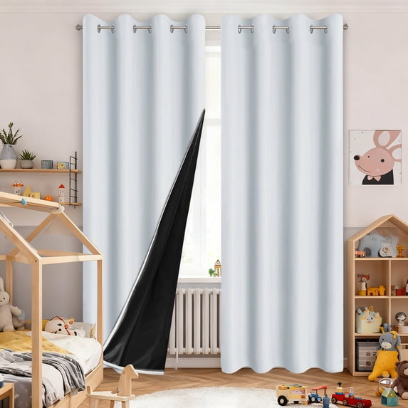 Heat Blocking Blackout Thermal Insulated Door Curtain, Privacy Room Separators Divider Wall, 60-70% Soundproof Noise Reducing Doorway Curtains, 52.0x94.9", 1 Panel, Dry Rose