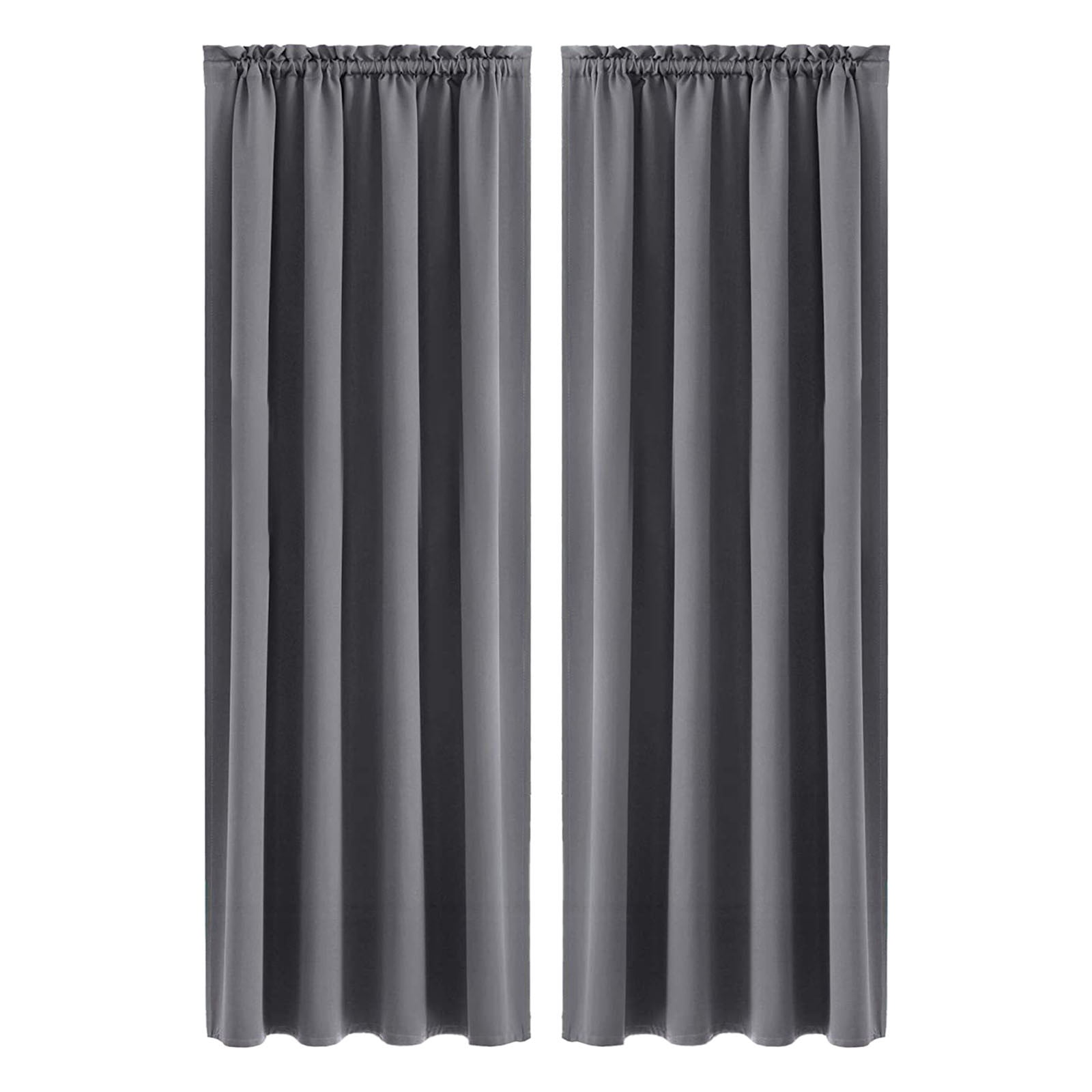 Heat Blocking Thermal Curtains,Blackout Curtains for Bedroom,Thermal Insulated,Energy Saving & Noise Reducing Curtains for Living Room/Kitchen(Gray 84*38in/Side)from ANMUYUM