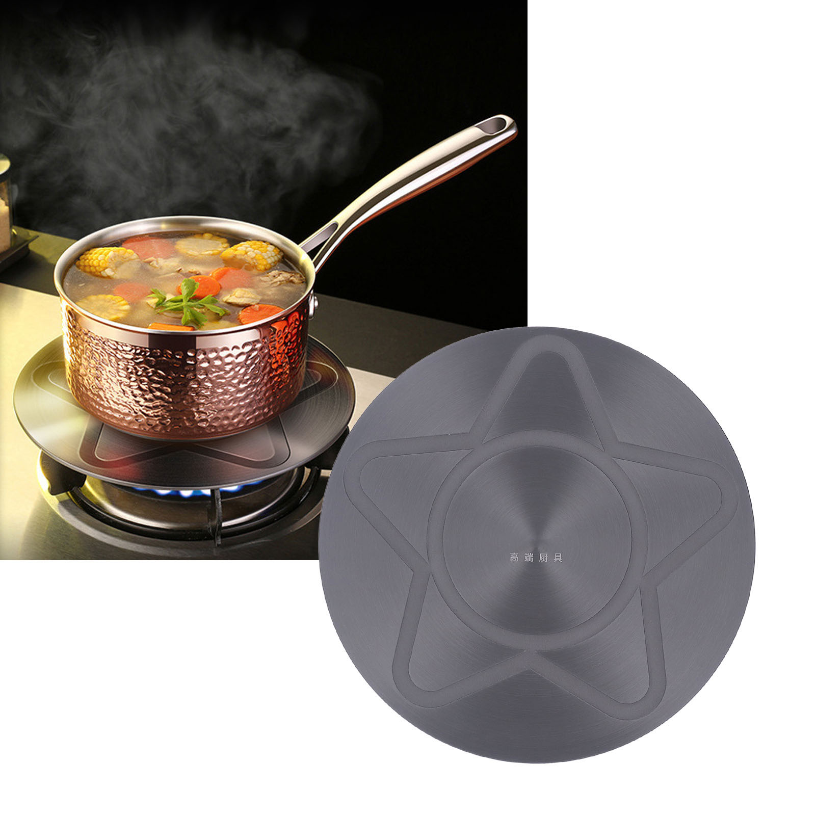 Heat Conduction Plate, Heat Diffuser 23.5cm Diameter For Gas Cooker