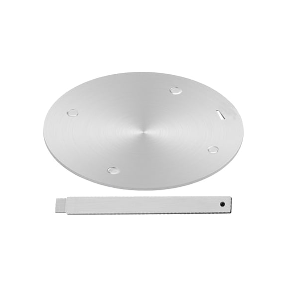 Heat Conductive Plate Natural Stove, 6.3Inch Stainless Steel Induction Adapter Plate Cooktop Heat Diffuser for Gas Stove Diffuser Plate with Handle Converter Disk Simmer Ring for Electric Stove