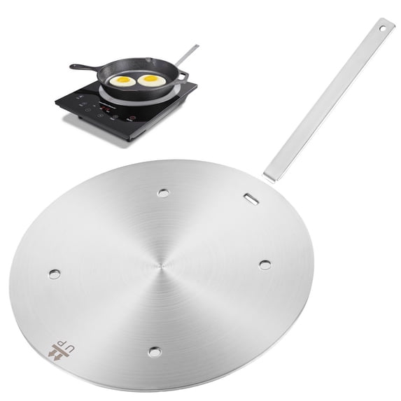 Taoou, Heat Diffuser for Glass Cooktop, 11'' Aluminum Alloy, Silver ...