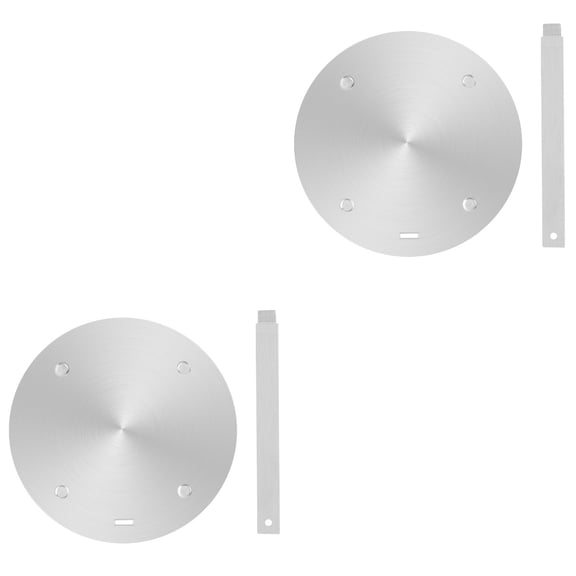 Heat Diffuser Plate for Induction Cooker, Stainless Steel Thermal Conduction Adapter, Coffee Stove Accessory, 2 Sets