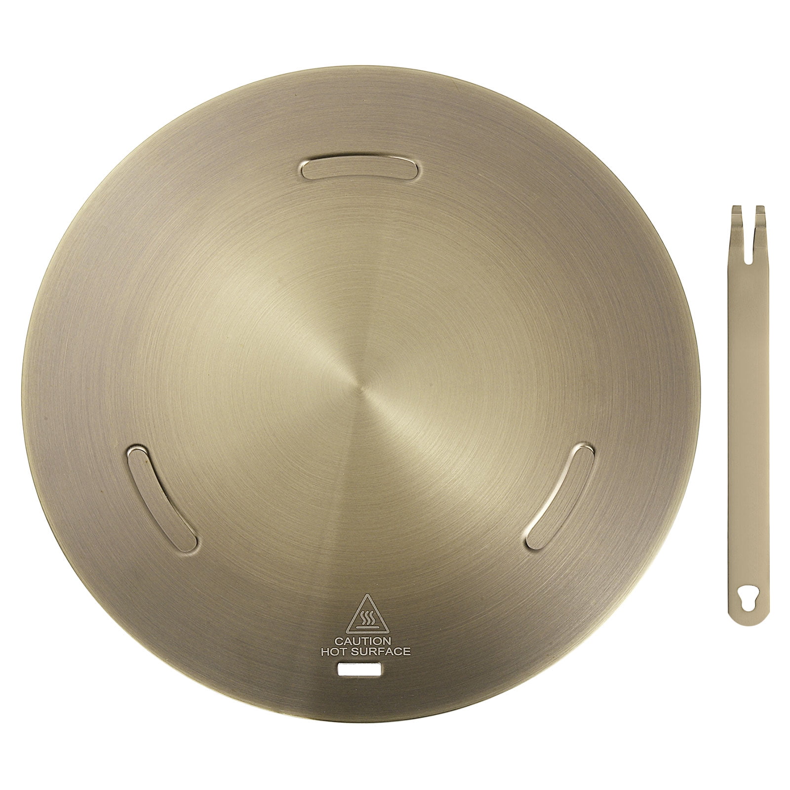Heat Diffuser Plate for Gas Stove 11 Inch with Removable Handle, Rose Gold