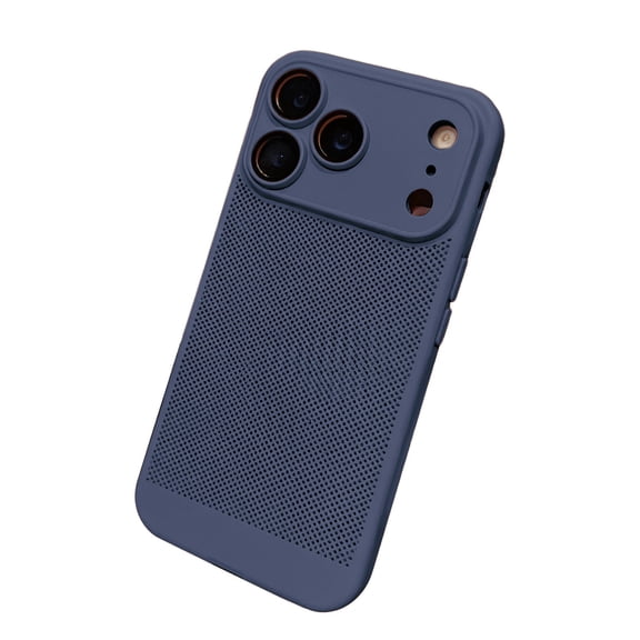 Heat Dissipation Cover For 17 Pro Slim Hard Back Breathable Cellular Hole Bumper With Lens
