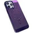 thumbnail image 1 of Heat Dissipation Magnetic Case for iPhone 14 13 11 12 14 Pro Max Slim Hard Compatible with Magsafe Wireless Charging Plating Cover (Purple,for iPhone 11 Pro), 1 of 8