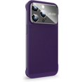 thumbnail image 1 of Heat Dissipation Phone Case for iPhone 15 Pro Max with Window Glass Camera Lens Protection Frameless Breathable Cooling Hollow Design Slim Borderless Shockproof Cover for Women Men, Deep Purple, 1 of 9