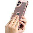 thumbnail image 1 of Heat Dissipation iPhone 15 Plus Case (Rose Gold) Breathable Cooling Hollow Cellular Hole Full Camera Lens Protection Ultra Slim Cover, 1 of 5
