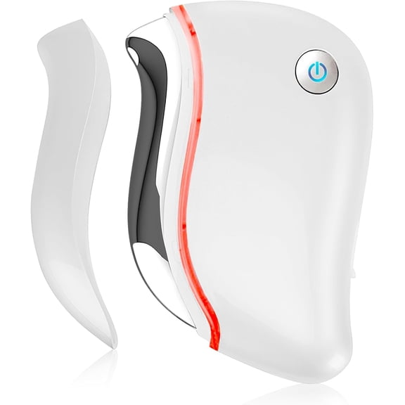 Heat Electric Gua Sha Tool, 4-in-1 Multi-Function Face Massager, Facial, Double Chin, Awakening Skin, Deep Treatment
