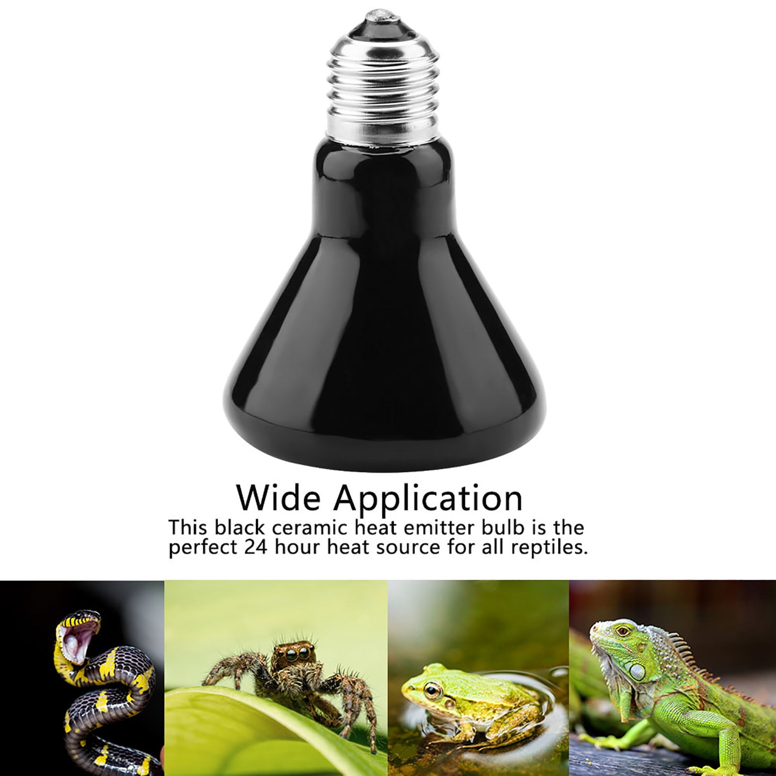 Heat Emitter Bulb Reptile Light Bulb Reptile Heater Lamp Infrared