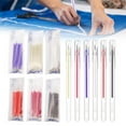 thumbnail image 1 of Heat Erasable Fabric Marking Pen Set 6 Assorted Color Disappearing Ink Pens for Quilting, Sewing & Dressmaking (1.21ml each), 1 of 9
