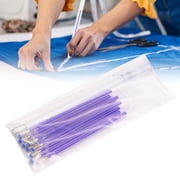 Heat Erasable Fabric Marking Pens, Disappearing Ink Precision Fabric Markers, Tailors Sewing Chalk Pencils, Heat Erase Fabric Marking Tools for Sewing Dressmaking Blue, 1Pen + 10 Refills